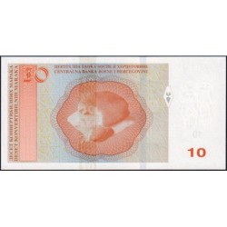 Bosnie-Herzégovine - Pick 81b - 10 convertible maraka - Série G - 2017 - Etat : NEUF