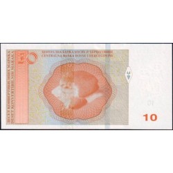 Bosnie-Herzégovine - Pick 81c - 10 convertible maraka - Série H - 2019 - Etat : NEUF