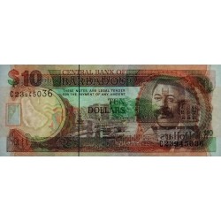 Barbade - Pick 62 - 10 dollars - Série C23 - 2000 - Etat : NEUF