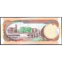 Barbade - Pick 68b - 10 dollars - Série C39 - 01/05/2007 (2009) - Etat : NEUF