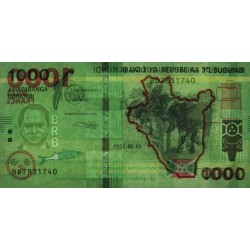 Burundi - Pick 56a - 1'000 francs - Série BD - 09/08/2021 - Etat : NEUF