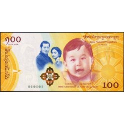 Bhoutan - Pick 37 - 100 ngultrum - Série RB - 2017 - Billet commémoratif - Etat : NEUF