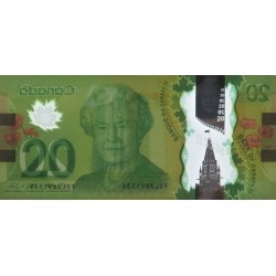 Canada - Pick 108b - 20 dollars - Série FZL - 2012 (2016) - Polymère - Etat : NEUF