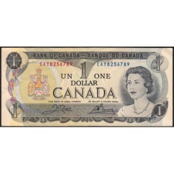 Canada - Pick 85c_2 - 1 dollar - Série EAY - 1973 (1985) - Etat : TTB