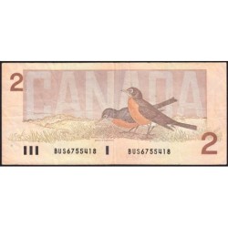 Canada - Pick 94b_1 - 2 dollars - Série BRM - 1986 (1988) - Etat : TB