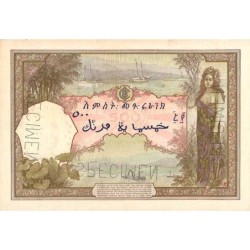 Djibouti - Pick 9as - 500 francs - Série 0.00 - 20/07/1927 - Spécimen - Etat : TTB+
