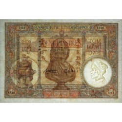 Indochine Française - Pick 51d - 100 piastres - Série S.146 - 1936 - Etat : TTB+ à SUP