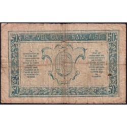 VF 01-09 - 50 centimes - Trésorerie aux armées - 1917 - Série I - Etat : B+