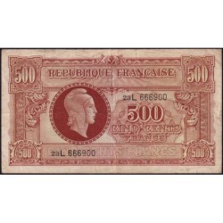 VF 11-01 - 500 francs - Marianne - 1945 - Série 23L - Etat : TB+