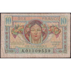 VF 30-01 - 10 francs - Trésor français - Territoires occupés - 1947 - Série A - Etat : TB-