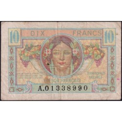 VF 30-01 - 10 francs - Trésor français - Territoires occupés - 1947 - Série A - Etat : TB
