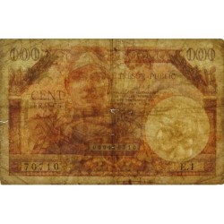 VF 34-01 - 100 francs - Trésor public - Allemagne - 1955 - Série E.1 - Etat : TB-