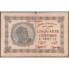 VF 50-01 - 50 centimes - Mines Domaniales de la Sarre - 1919 - Série A - Etat : TB+