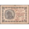 VF 50-01 - 50 centimes - Mines Domaniales de la Sarre - 1919 - Série A - Etat : TB+