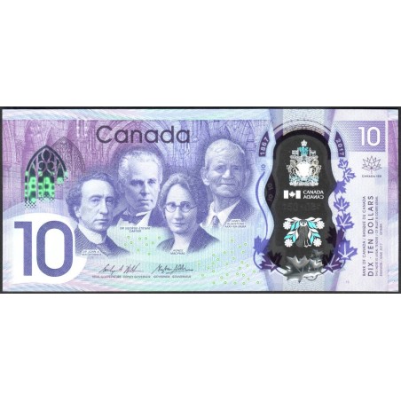 Canada - Pick 112 - 10 dollars - Série CDA - 2017 - Polymère commémoratif - Etat : NEUF