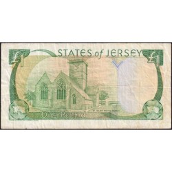 Jersey - Pick 15a - 1 pound - Série CC - 1989 - Etat : TB-