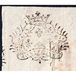 Aude - Narbonne - Louis XV - Taille de 1736 - 33 livres 11 sols 3 deniers - Etat : SUP