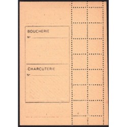 1943 - Titre 1217 - Viande et Charcuterie - Catégorie M - Décembre - Etat : NEUF