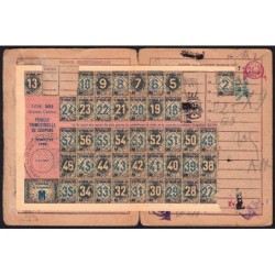 1946 - Titre 3021 - Carte individ. alimentation - Catégorie M - Paris (75) - Etat : TB-