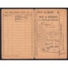 Carte de vêtements et d'articles textiles - Catégorie J - 1942 - Paris (75) - Etat : TTB