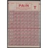1941 - Titre C 131 - Pain - Catégorie T - Août - Pougny (01) - Etat : pr.NEUF