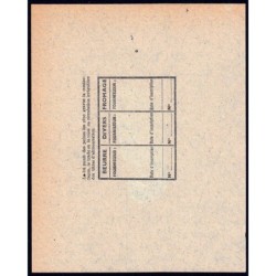 Denrées diverses, fromage, mat. grasses - Titre 2813 national - Catég. M C V - 01/1946 - Etat : SPL