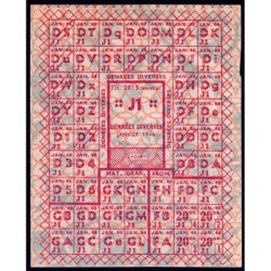 1946 - Titre 2815 normal - Denrées diverses, fromage, mat. grasses - Catégorie J1 - Etat : SUP