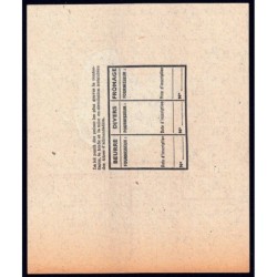 1946 - Titre 2873 national - Denrées diverses, fromage, mat. grasses - Catég. M C V - Etat : SPL