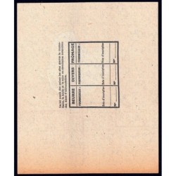 Denrées diverses, fromage, mat. grasses - Titre 2873 national - Catég. M C V - 03/1946 - Etat : SPL