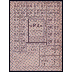 Denrées diverses, fromage, mat. grasses - Titre 3450 normal - Catégorie P2 - 10/1946 - Etat : SUP