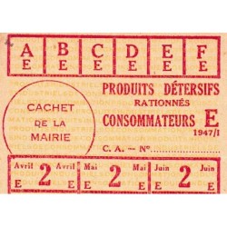 Nettoyage - Produits détersifs - Réf.  637465 - Catégorie E - 1947 - Etat : TTB