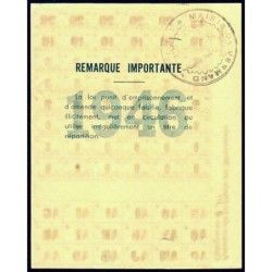 Annexe carte de vêtements - Catégorie J - 1946 - Vermand (02) - Etat : SUP+