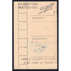 1943 - Titre 864 spécial - Viande et Charcuterie - Mai - Néris-le-Bains (03) - Etat : SUP