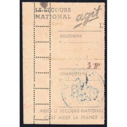 Viande et Charcuterie - Titre 864 spécial - 05/1943 - Néris-le-Bains (03) - Etat : TTB+
