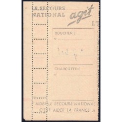 Viande et Charcuterie - Titre 864 spécial - 05/1943 - Boulogne-Bill. (92) - Etat : SUP