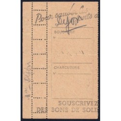 Viande et Charcuterie - Titre 897 spécial - 06/1943 - Petit-Clamart (92) - Etat : SUP