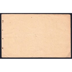 Rationnement - Carnet de sucre - 1918 - Monestier (63) - Etat : TB+