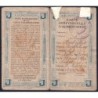 Carte individuellle d'alimentation - Catégorie J - 1918 - Ambert (63) - Etat : B