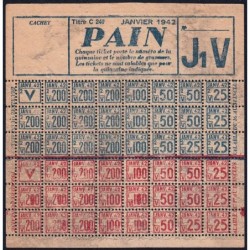 Pain - Titre C 240 - Catégorie J1 V - 01/1942 - Etat : TB-