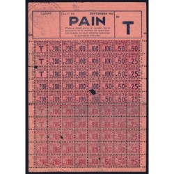Pain - Titre C154 - Catégorie T - 09/1941 - Etat : B
