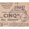 1948 - Titre 4321 - Pâtes 5 kgs - Catégories C - 2e trimestre 1948 - B. du Rhône (13) - Etat : SUP
