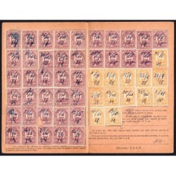 67 - Haguenau - Carte-Quittance - 109 francs 20 centimes - 1928 - Etat : TTB