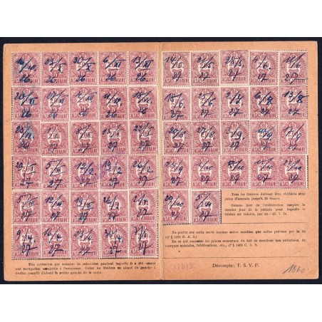 67 - Haguenau - Carte-Quittance - 104 francs - 1927 - Etat : TTB