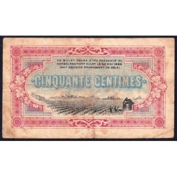 Cognac - Pirot 49-9 - 50 centimes - Série 191 - 22/05/1920 - Etat : B+ à TB-