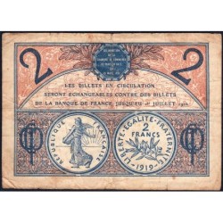 Paris - Pirot 97-28b - 2 francs - Série A.3. - 10/03/1920 - Etat : B+