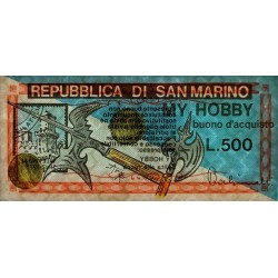 Saint-Marin - Bon d'achat - 500 lire - 1978 - Etat : SPL+