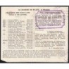 1936 - Loterie Nationale - 6e tranche - 1/10ème - Banque de la Bourse - Etat : TTB