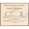 1900 - Paris - Loterie - Association des Artistes Dramatiques - 1 franc - Etat : TTB+