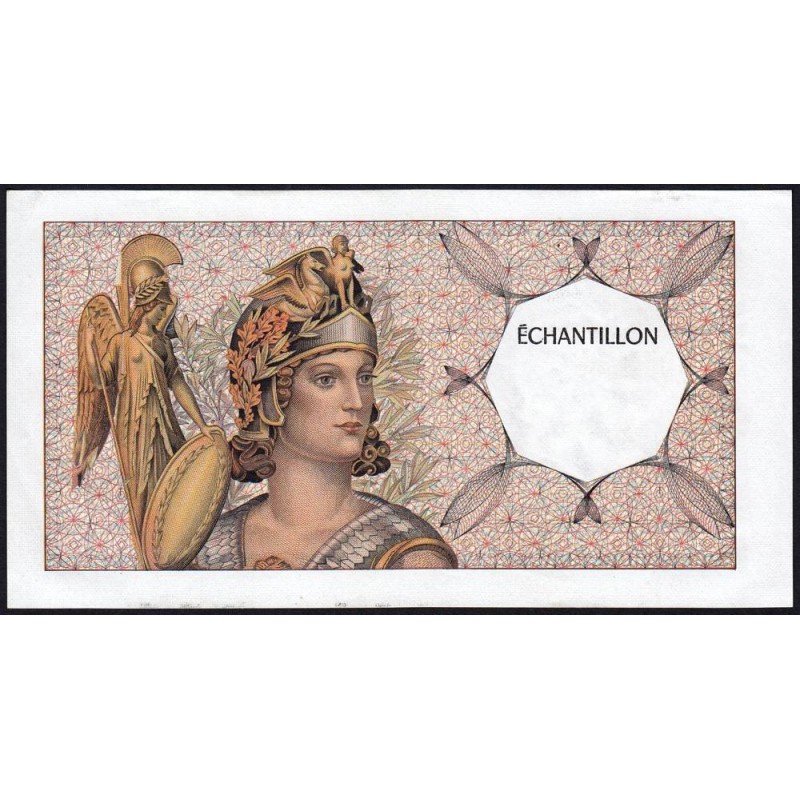 Athena à gauche - Format 100 francs DELACROIX - DIS-03-A-02 - Etat : SUP