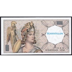 Athena à gauche - Format 50 francs QUENTIN DE LA TOUR - DIS-03-F-01 - Etat : SPL